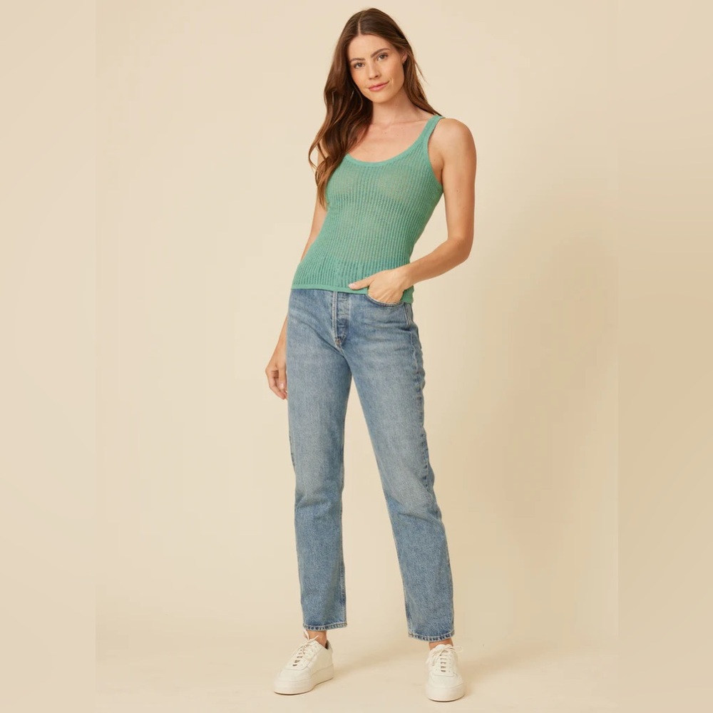NWT REVOLVE x One Grey Day May Scoop Tank - Seaglass